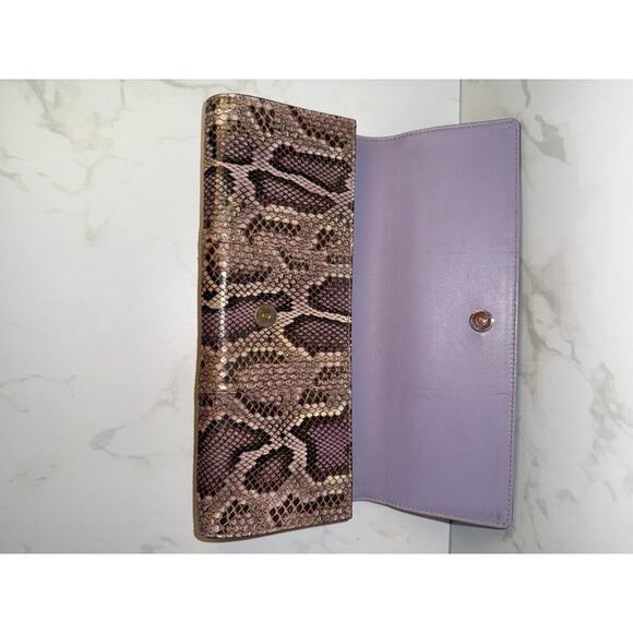 Gucci Python Continental Wallet with Horsebit Detail - Picture 3 of 9